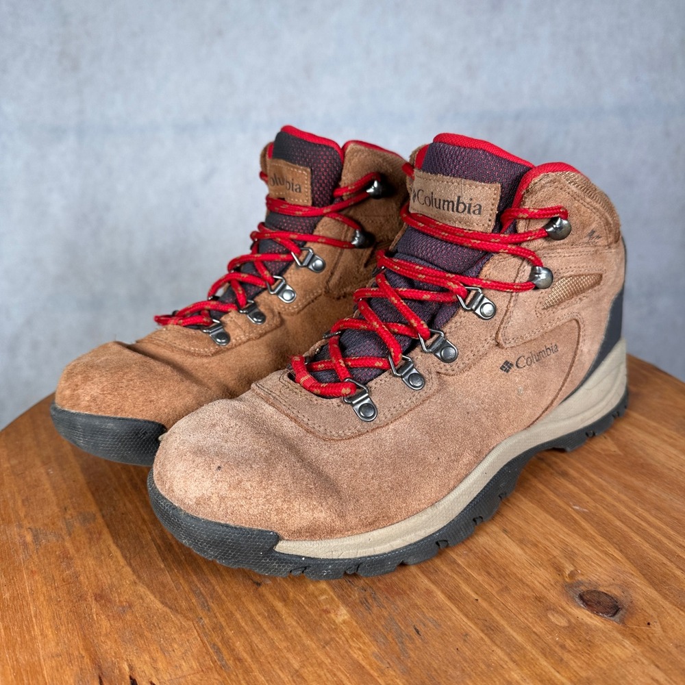 Columbia Newton Ridge Plus Hiking Boots Womens 10 Brown BL4552-286 Waterproof